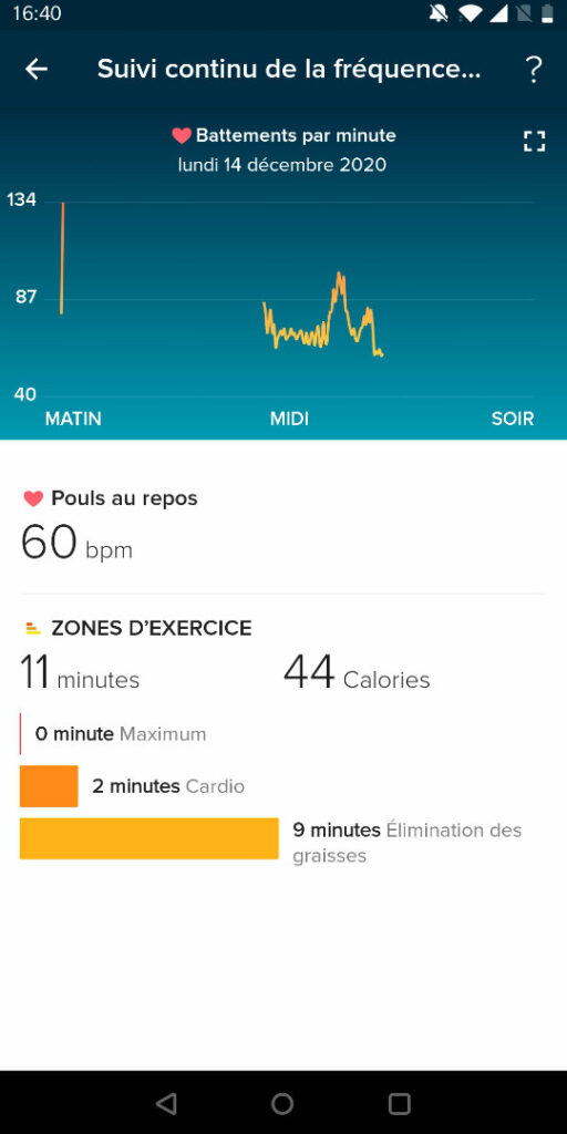 suivi fréquence cardiaque app
