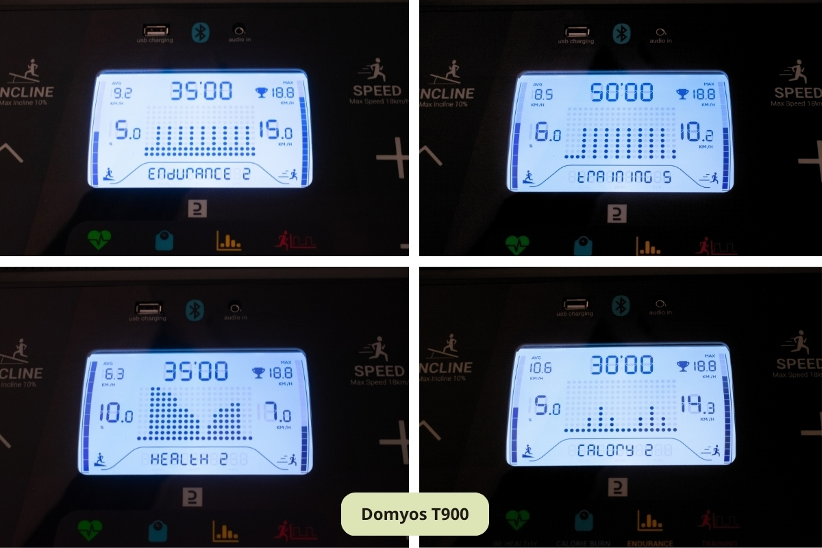 domyos t900 programmes entrainement