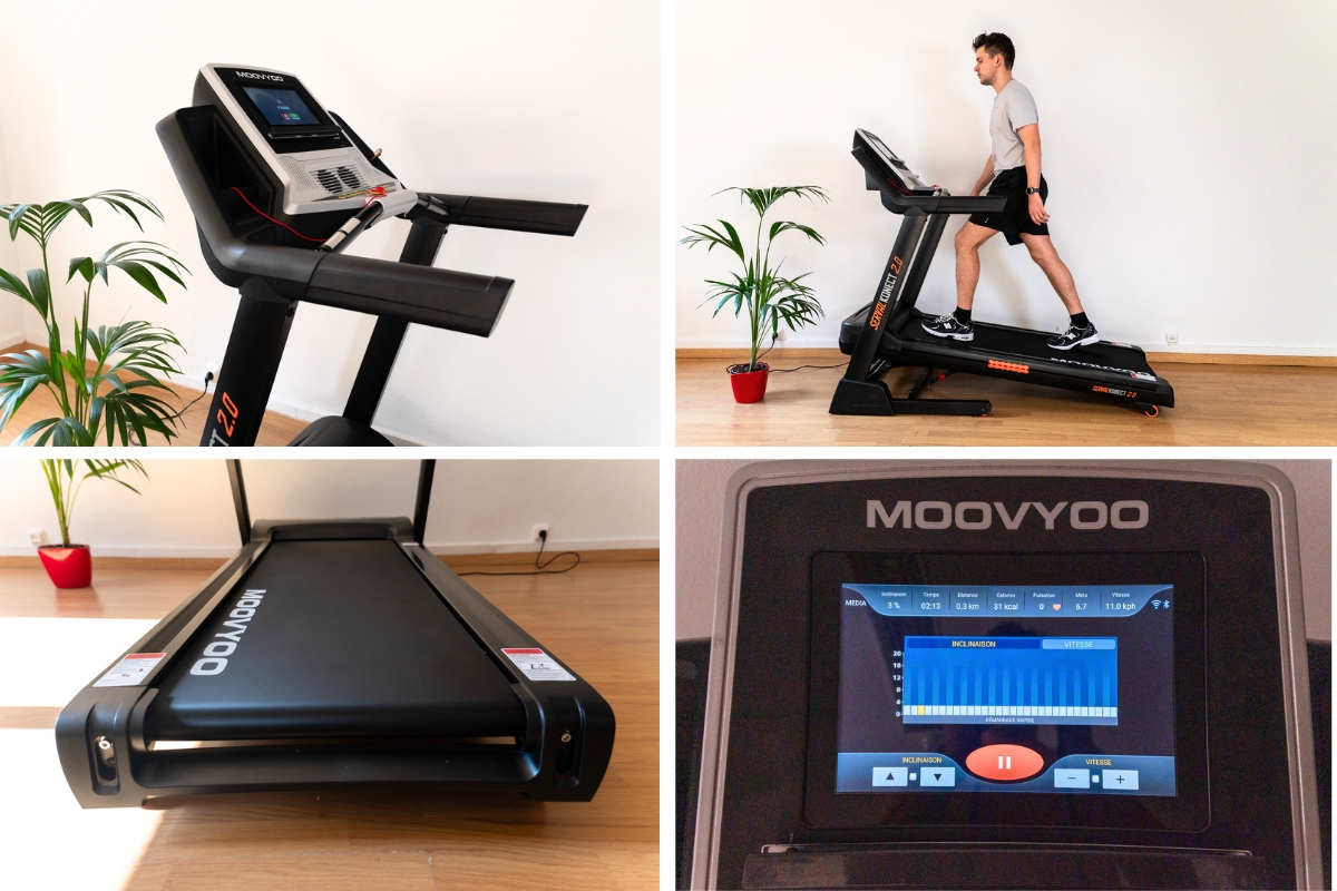 test avis tapis de course moovyoo serval konect 2